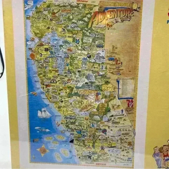 World Impressions Vintage California Adventure Jigsaw Puzzle 500 Made In Japan - Picture 2 of 8